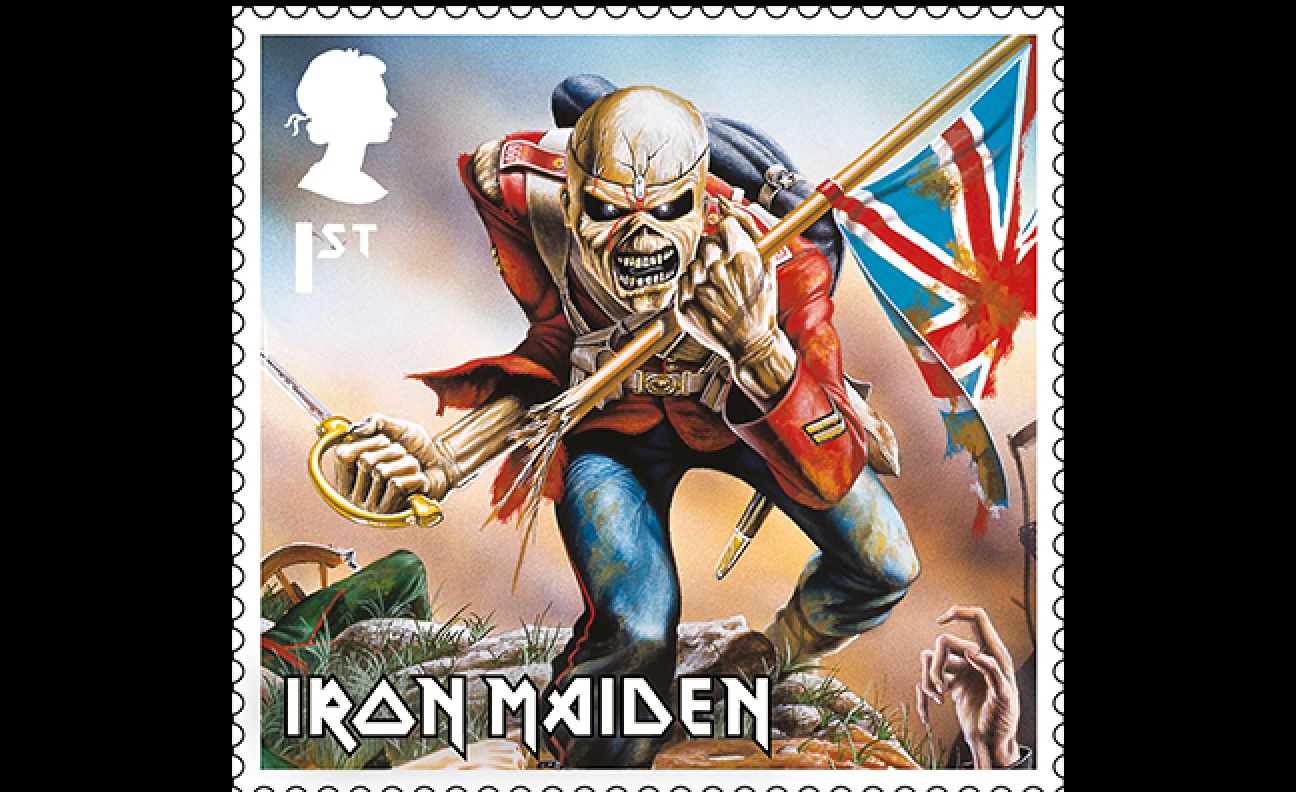 Run to the tills: Iron Maiden partner with Royal Mail for special stamps 