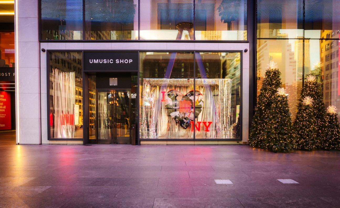 UMG partners with UMusic hospitality venture on shops in New York and London