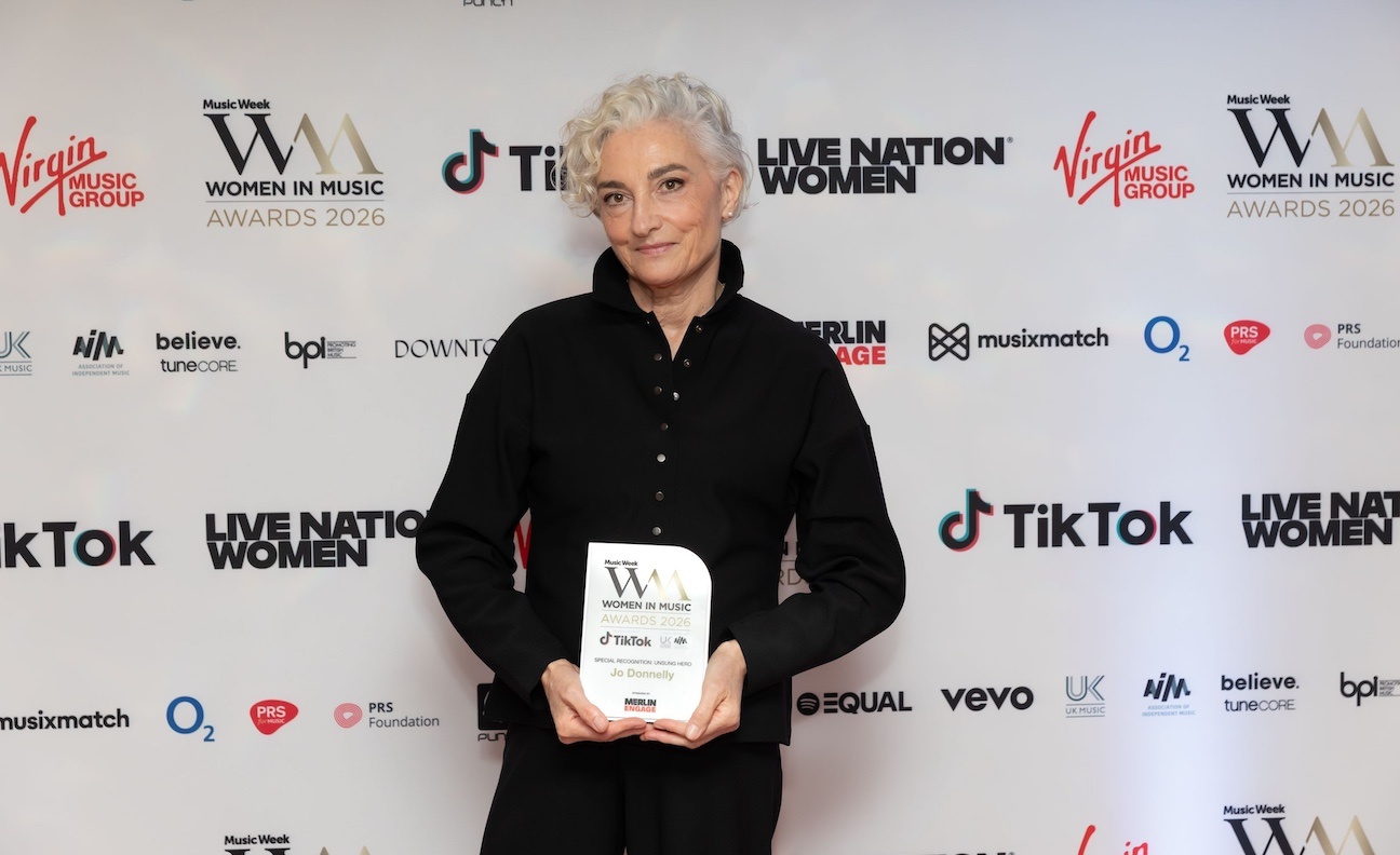 Women In Music Awards 2026: Special Recognition: Unsung Hero winner Jo Donnelly 