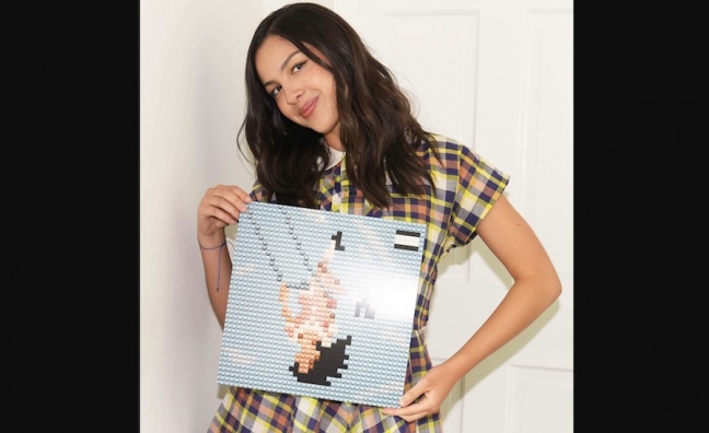 Olivia Rodrigo launches Lego activation in LA record store