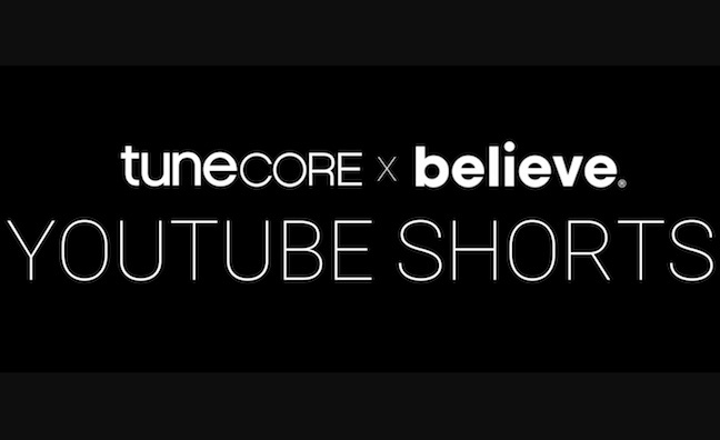 TuneCore & Believe partner with YouTube Shorts