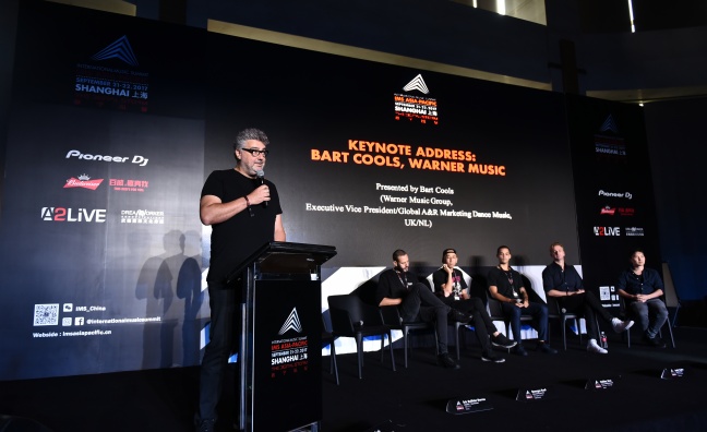 Warner Music's Bart Cools delivers keynote at IMS Asia-Pacific