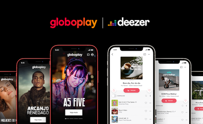 Deezer forms strategic partnership with Brazilian video streaming service Globoplay