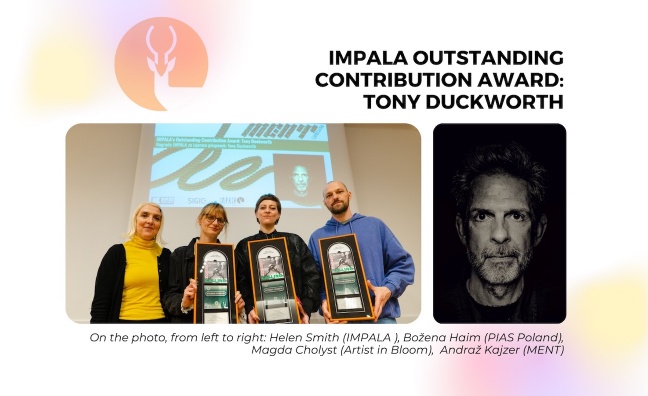 IMPALA's Outstanding Contribution Award dedicated to Tony Duckworth
