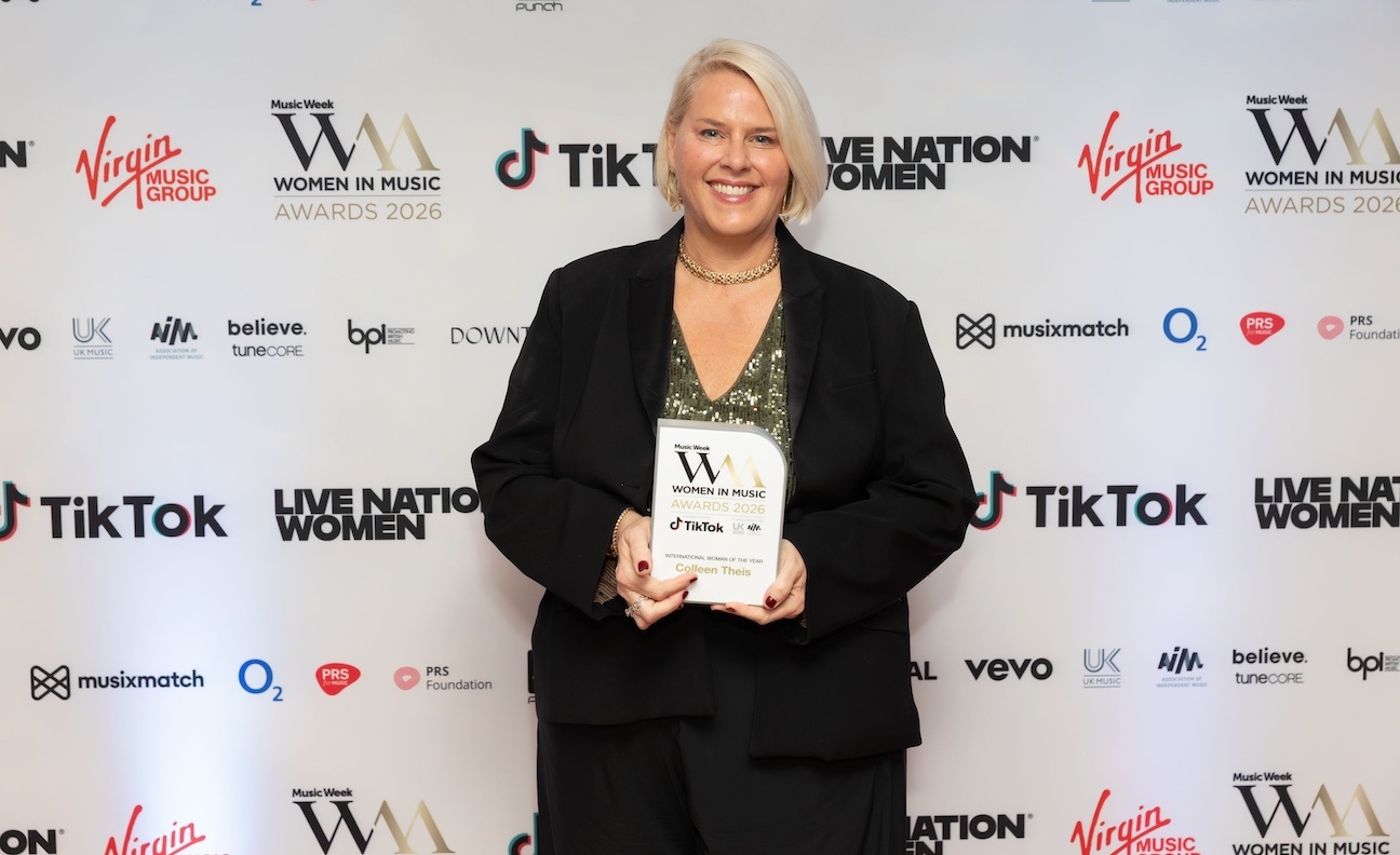 Women In Music Awards 2026: International Woman Of The Year winner Colleen Theis