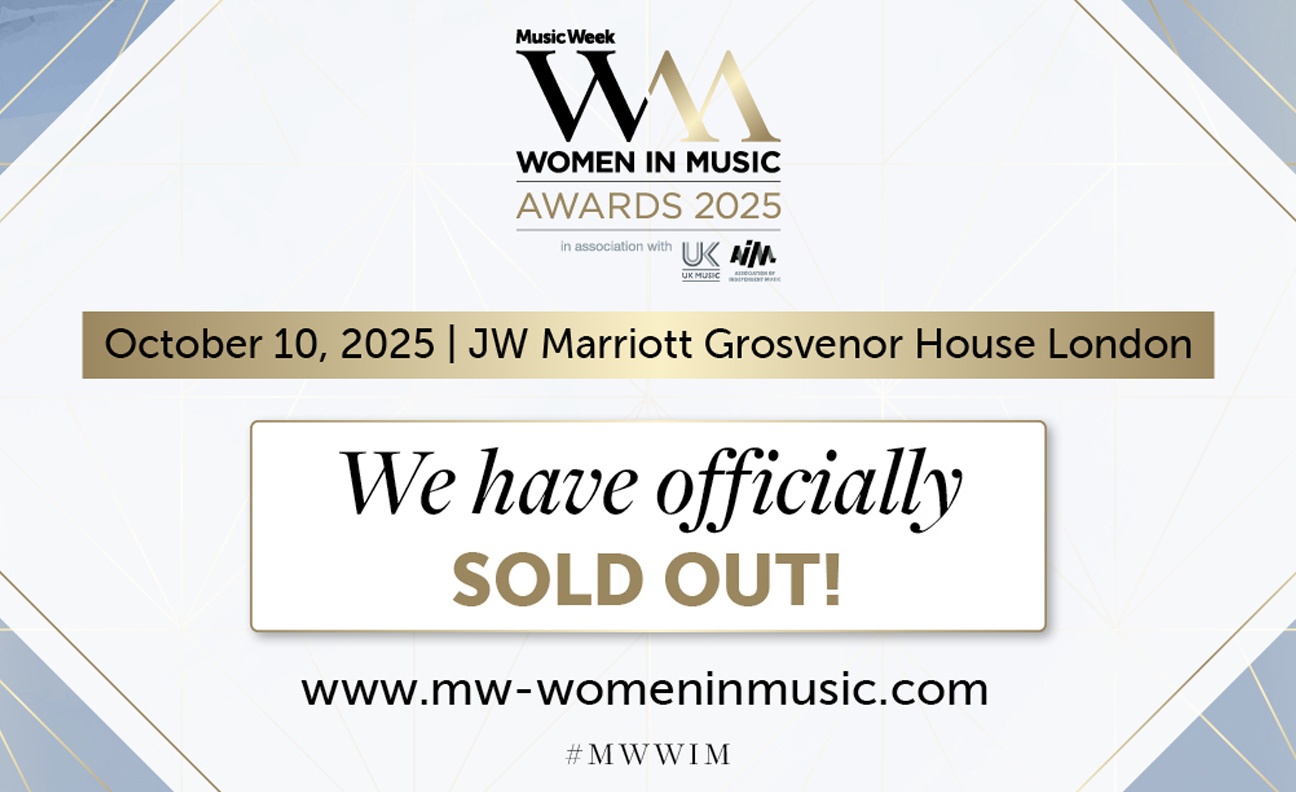 Music Week Women In Music Awards 2025 is officially sold out!