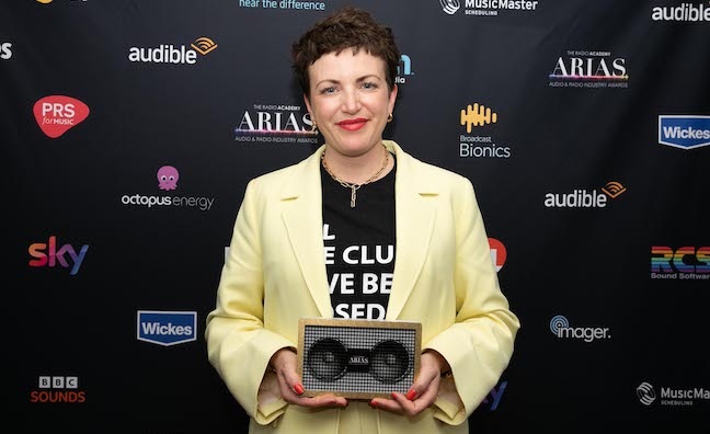 Annie Mac wins at ARIAS 2022 for BBC Radio 1 finale