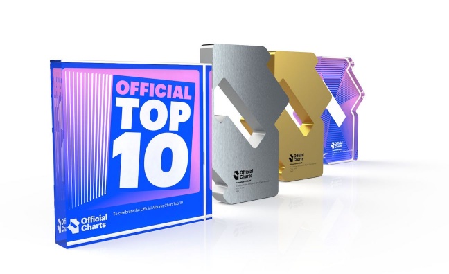 The Official Top 10 Award launches to mark chart achievements for established acts and rising stars