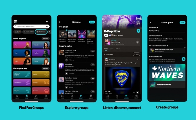 Amazon Music creates interactive community Fan Groups for users to drive discovery