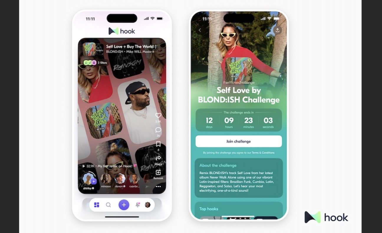 Licensed remix platform Hook closes additional $3 million funding round