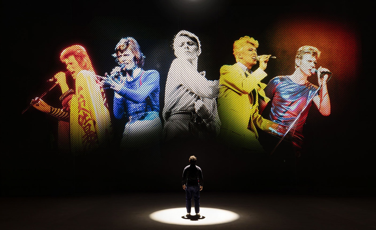 Image from David Bowie: You’re Not Alone exhbiition at Lightroom
