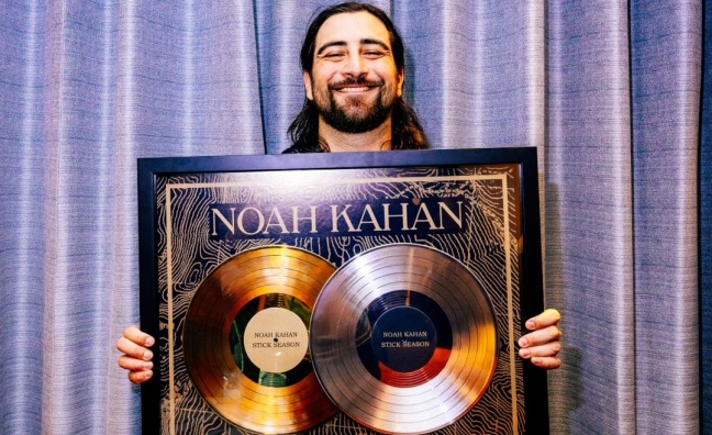 Island celebrates 'incredible, thoroughly deserved' chart double for Noah Kahan