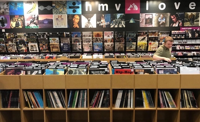 HMV reopens all 93 stores across England and Wales