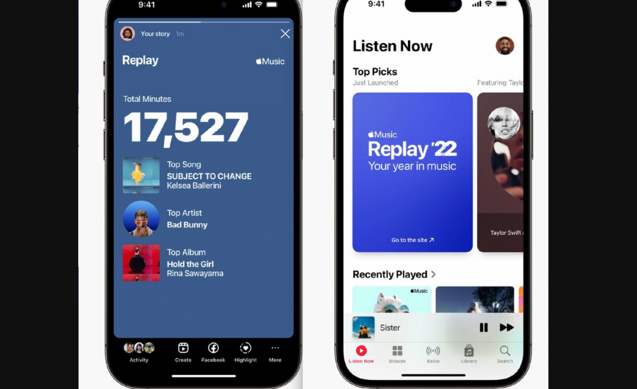 Apple Music launches new Replay user experience and reveals the year's biggest streaming hits