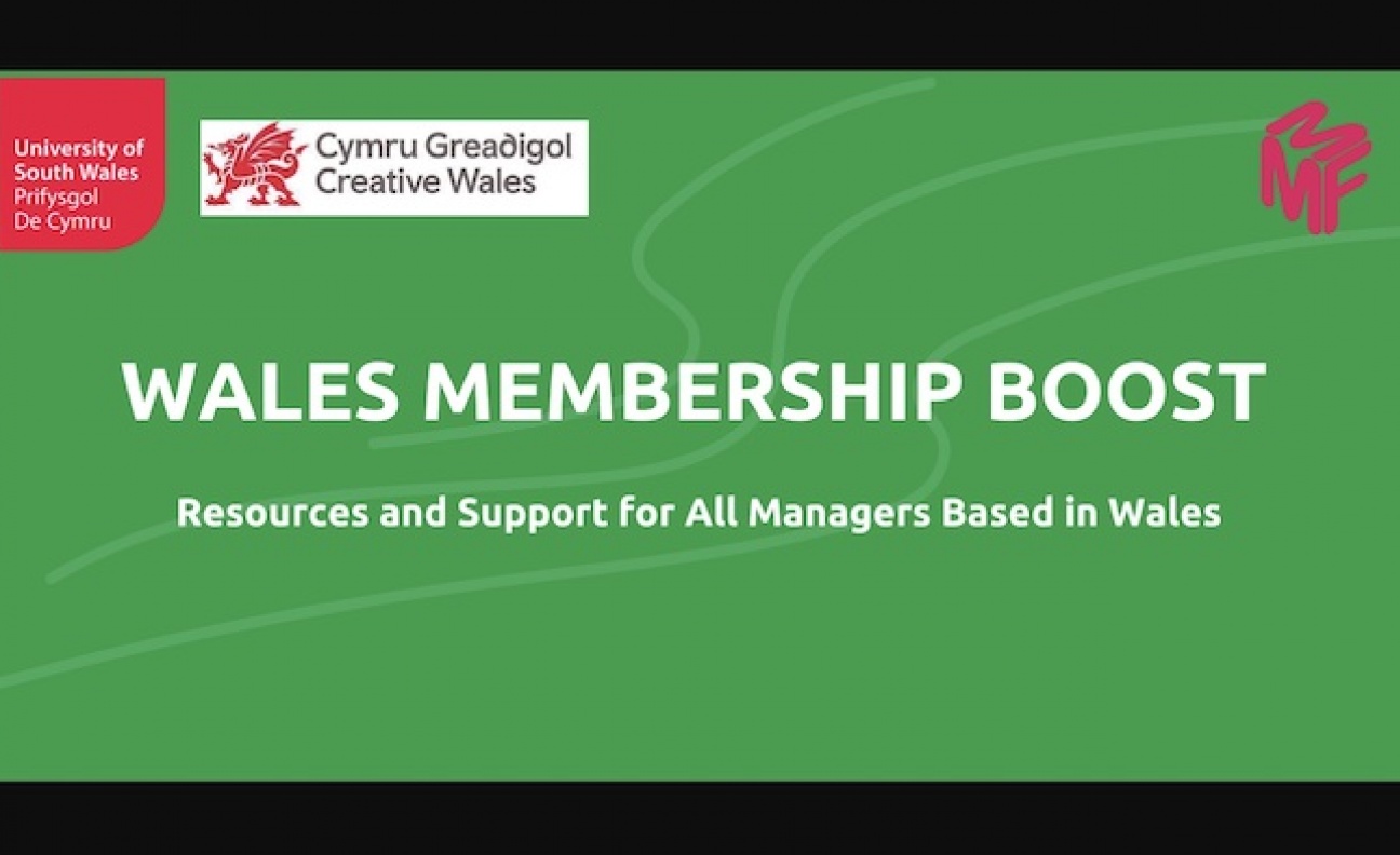 MMF opens new training programme for music managers in Wales
