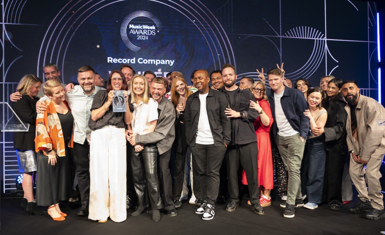Rebecca Allen & team EMI toast second Music Week Awards win in a row