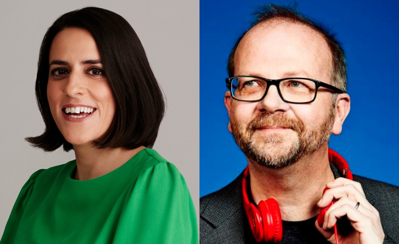 Helen Thomas and Jeff Smith of BBC Radio