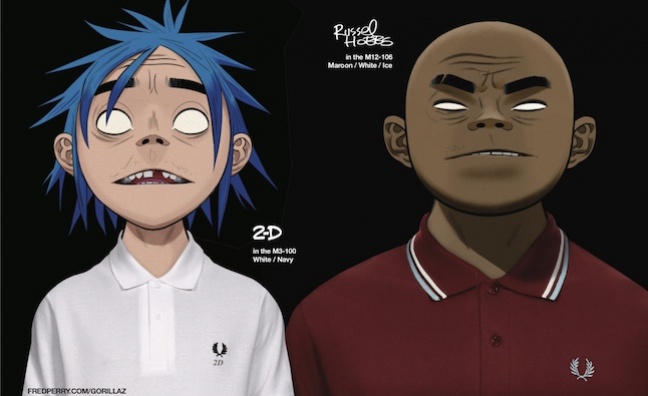 Gorillaz partner with Fred Perry for 2021 campaign