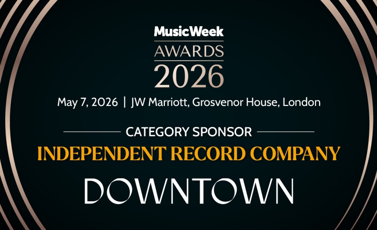 Downtown to sponsor Music Week Awards 2026