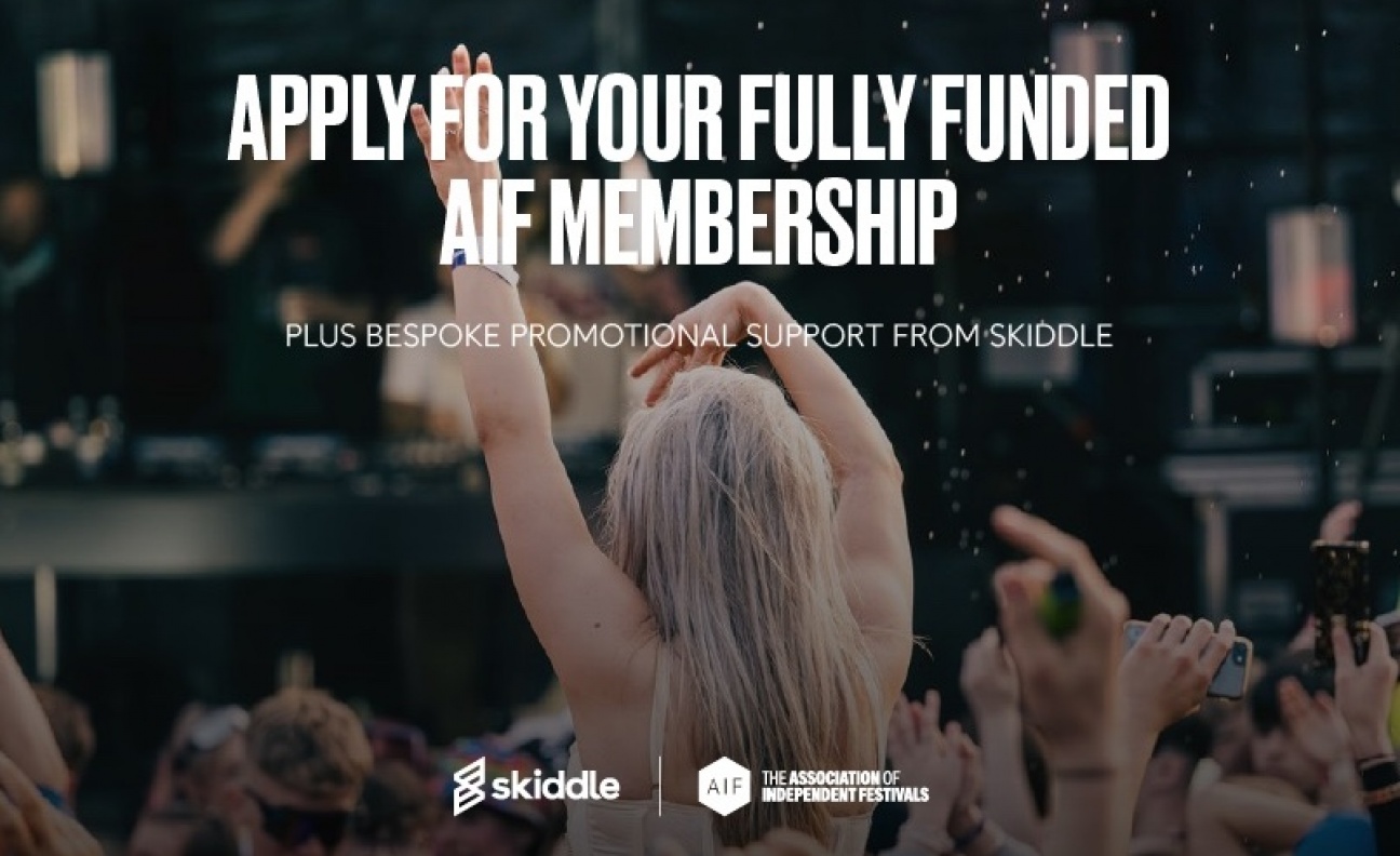 Skiddle partners with Association of Independent Festivals to support UK events