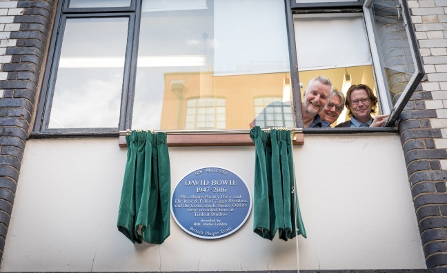 BBC Music Day Blue Plaque unveiled in honour of David Bowie
