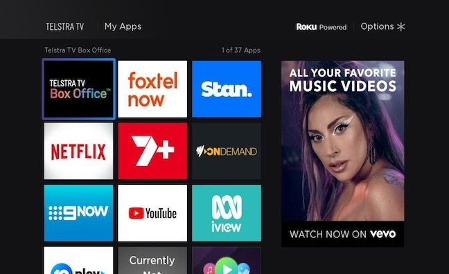Vevo announces new partnership with Australia's Telstra TV