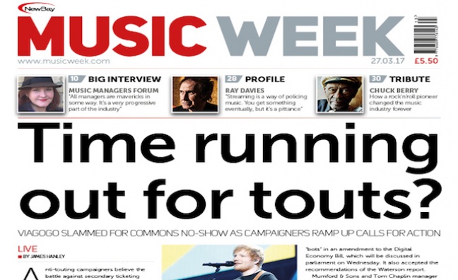 New issue of Music Week out now