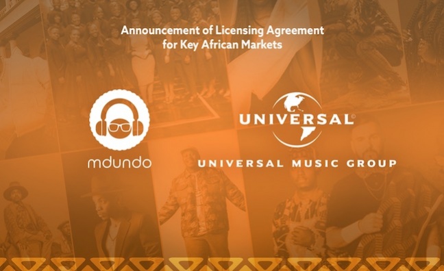 UMG signs licensing deal with music service Mdundo for key African territories