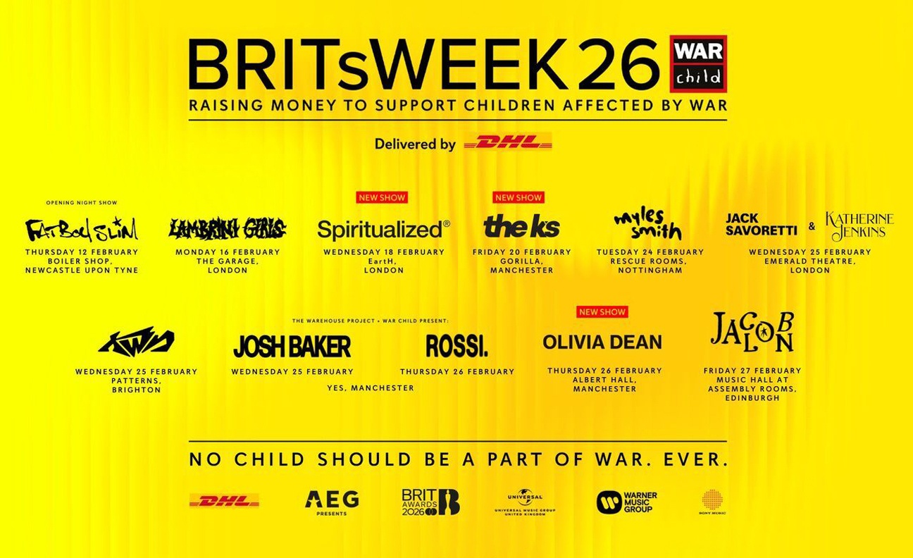 BRITs Week 26 for War Child celebrates 
