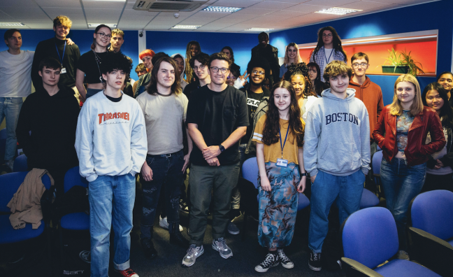 Tom March gives music industry masterclass at BRIT School