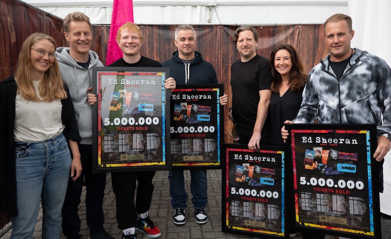FKP Scorpio marks Ed Sheeran's five million tickets sold