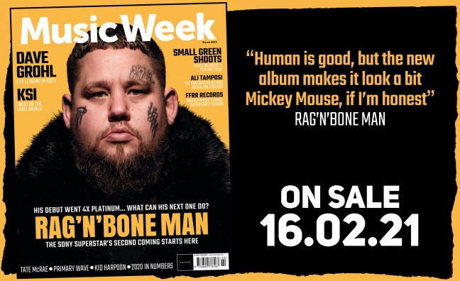 All-new Music Week launches, starring Rag'N'Bone Man, KSI, Dave Grohl, Ali Tamposi & more