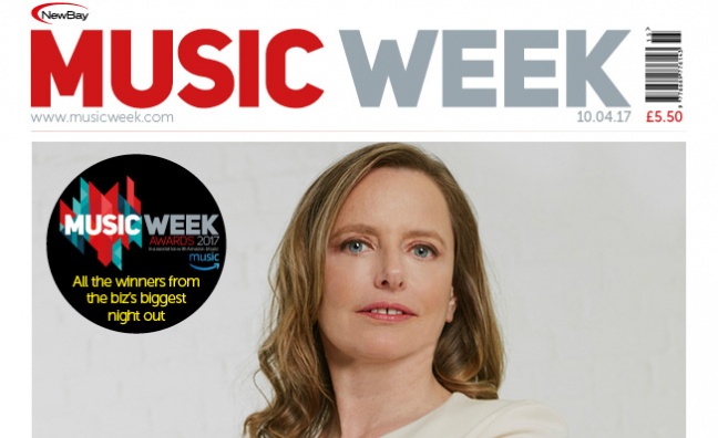 New issue of Music Week: Sarah Stennett Strat special 
