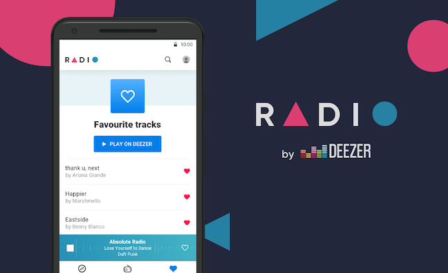 Deezer launches radio app that adds on-air tracks to music library